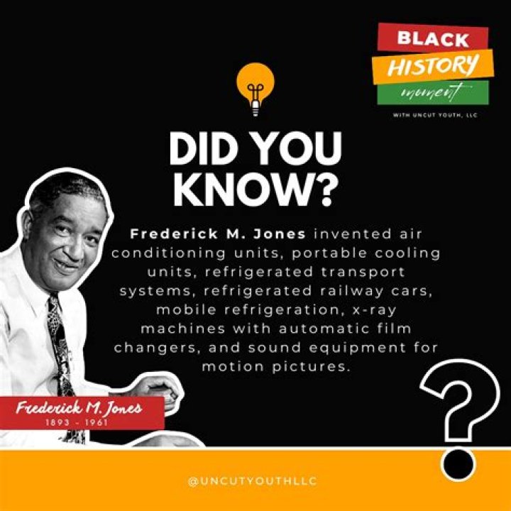 Did Frederick Jones invent air conditioning?