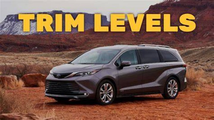 What are the Toyota Sienna trim levels?