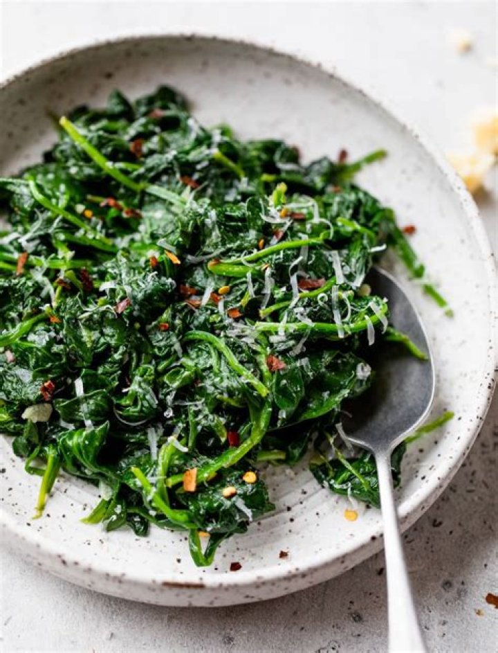 What goes best with spinach?